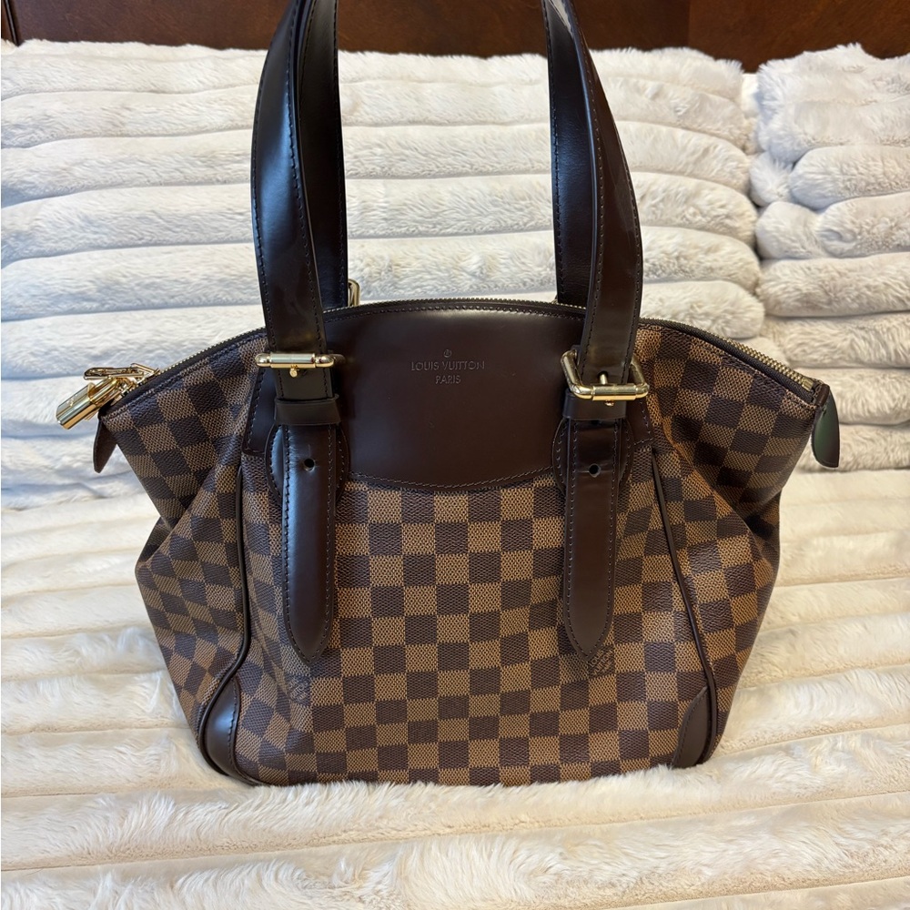 Louis Vuitton Brown Checkered Women's Bag